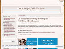 Tablet Screenshot of lostinxpages.com